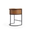Manhattan Comfort Cosmopolitan Counter Stool in Camel and Black, PK3 3-CS008-CL - alternate 7